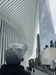 Me (with the hat) In front of New York's One World Trade Center, May 2024