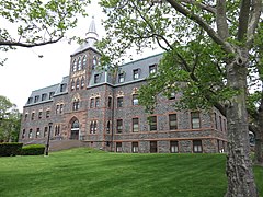 Stevens Hall at Stevens Tech in 2017