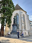 Ulrich Zwingli Monument, Limmatquai (Ank Kumar) 02.jpg