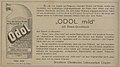 Werbung für „Odol mild mit Rosen-Geschmack“ (1908)