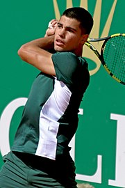 Carlos Alcaraz, the men's singles champion. It was his third major title.[58]