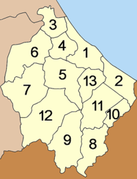 Narathiwats distrikt numrerade