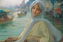 "Göksu Sefası", Fausto Zonaro.