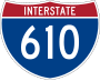 Interstate 610 marker