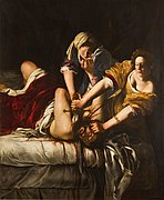 Artemisia Gentileschi, Judit decapitando a Holofernes