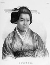 Sonogi (Kusumoto Taki), courtisane en geliefde van Philipp Franz von Siebold