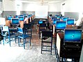 Salle informatique, lycée de Nayéga, région des savanes, nord Togo