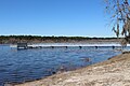 Long pier on Little Ocmulgee Lake