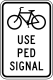 Zeichen R9-5 Fahrradfahrer müssen Fußgängerampel beachten