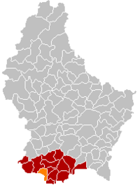 Esch-sur-Alzette ê hêng-chèng hoān-ûi (kam-á-sek) ê uī-tì