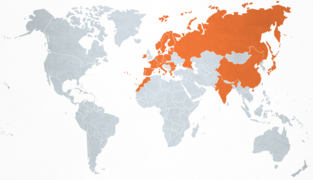 Map of countries visited by Albert II.png