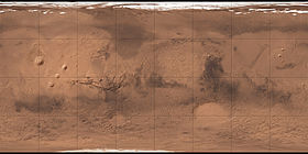 جبل أنالا على خريطة Mars