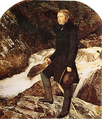 SirJohn Everett Millais, John Ruskin, 1853-1854.