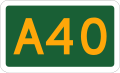 Alphanumeric route marker