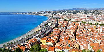 View of Nice from the fortress