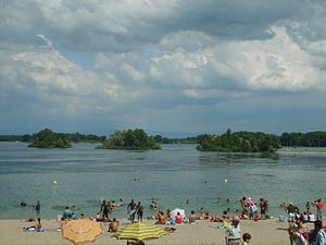 À l'est de Lyon, s'étend le Grand Parc de Miribel-Jonage.