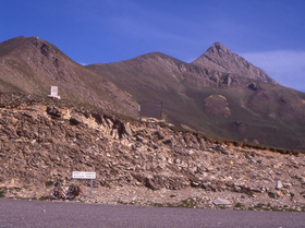 Pic d'Orry en fond depuis le port de Larrau.