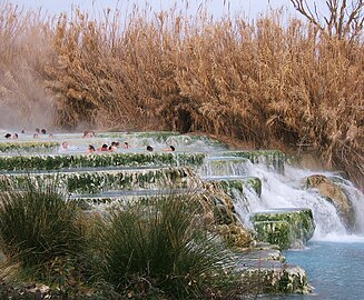 Hot thermal falls