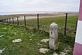 Vildsvinehegnet ved Vadehavet, set fra den tyske side af grænsen