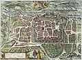 Kupferstich von Franz Hogenberg: Weimar (1588)