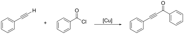 Synthese van een ynon