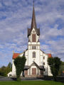 Bamble kyrkje har stått modell for fleire andre norske kyrkjer. Foto: Hallvard Straume