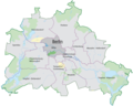 Lage des Bezirks Mitte in Berlin