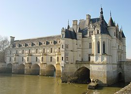 Chenonceau Château and the Cher River