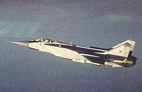 MiG-31 soviético de la serie original