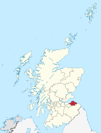 East Lothian'ın İskoçya'daki konumu
