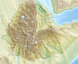 Location of Lake Zway in Ethiopia.