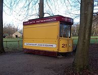 A Cardiff refreshment kiosk