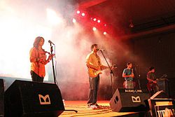 Laal performing live at the Microsoft Pakistan Open Door 2011 in Karachi, Sindh.