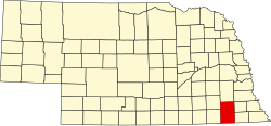 Koartn vo Gage County innahoib vo Nebraska