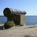 1600-tals kanon på Nässkansen i Botkyrka kommun