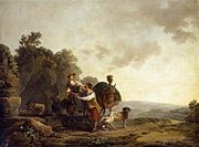 井戸辺の旅人 、1769、個人蔵