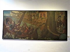 Pintura de Santa Mónica en el Museo de Arte Religioso de Santa Mónica 01.jpg