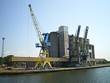 Les silos à blé d'Agrial.