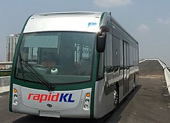 Bus listrik Rapid KL di Malaysia