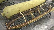 ベトナム戦争で使用された米軍のクラスター爆弾