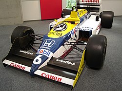 Az 1987-es világbajnok, Nelson Piquet Williams FW11B-je