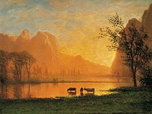 Sundown at Yosemite, ca. 1863, Museo Thyssen-Bornemisza, Madrid