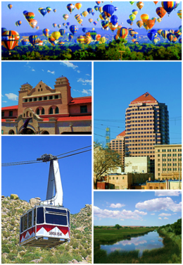 Balloon Fiesta, Alvarado Center, Downtown Albuquerque, Sandia Peak Tramway, Rio Grande Wetlands.