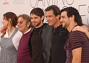 Press conference for the presentation of the film Summer Rain directed by Banderas at the Málaga Film Festival (24 November 2006)