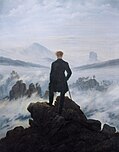 Der Wanderer über dem Nebelmeer, Friedrich