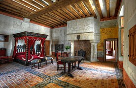 La chambre de Léonard de Vinci.