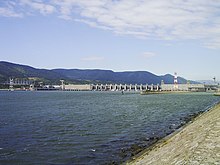 Photo du barrage des « Portes de Fer ».