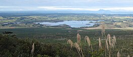 View of the lake from Mount Tarawera