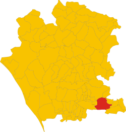 Lokasi Maddaloni di Provinsi Caserta