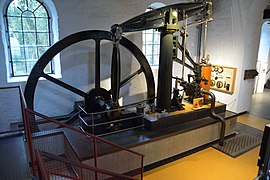 Historische Dampfmaschine im Museum Industriekultur